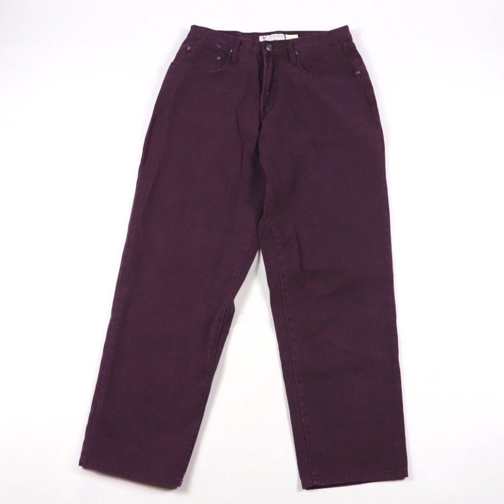 Vintage New Columbia Tough Mother Jeans Maroon